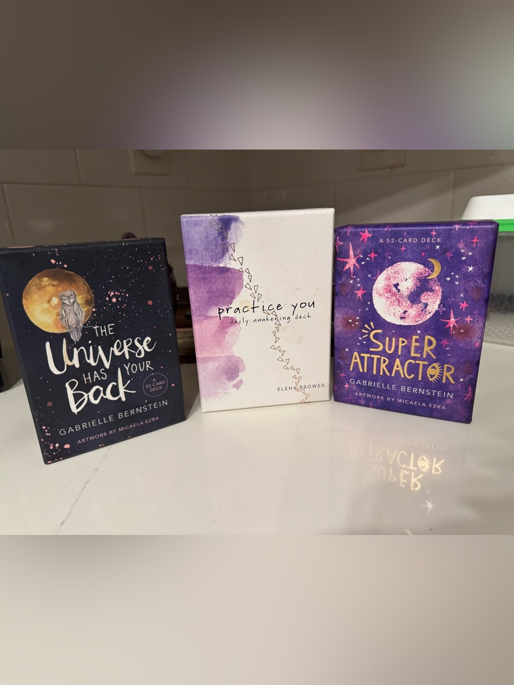 Three Spiritual Card Decks Gabrielle Bernstein and Elena Brower